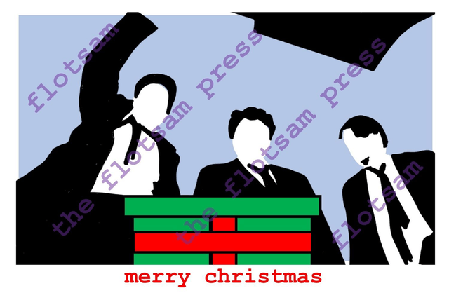 Set of five Christmas cards - save 25%